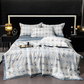 🛏Meilleures ventes 2026🔥Ensemble de draps floraux rafraîchissants et respirants, 4 pièces(🚀55% de réduction)