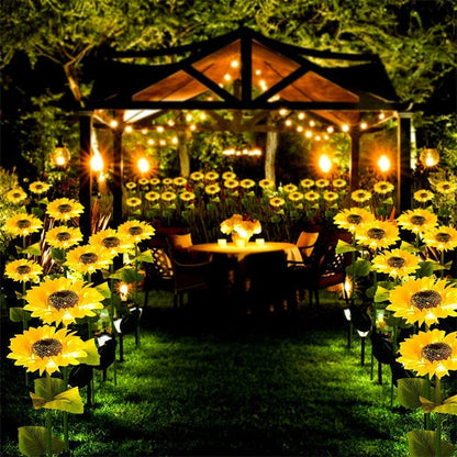 ☀️Lampes de jardin solaires LED en forme de tournesol