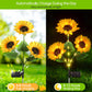 ☀️Lampes de jardin solaires LED en forme de tournesol
