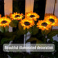 ☀️Lampes de jardin solaires LED en forme de tournesol