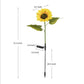 ☀️Lampes de jardin solaires LED en forme de tournesol
