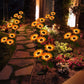 💐50% DE RÉDUCTION ! Lampes Solaires Tournesol – Étanches & Décoration Jardin 🌻💛【Offre Limitée】