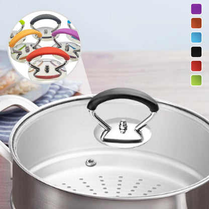 🍳 ACHETEZ 1, OBTENEZ 1 GRATUIT! 🔥 Bouton de Couvercle Anti-Brûlure en Silicone – Résistant à la chaleur, installation facile & 6 couleurs – Sécurisez vos casseroles au quotidien ✨
