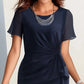 📢📢62 % DE RÉDUCTION !! ⏰Robe Unie Élégante et Tendance