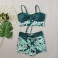 🏖️2026 Nouveau design👙✨Ensemble de maillots de bain deux pièces imprimé pour femme