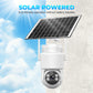 Caméra de sécurité sans fil à énergie solaire avec alarme
