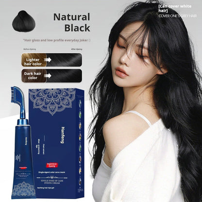 Coloration végétale à peigner – couvre 95 % des cheveux blancs, sans ammoniaque