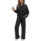 📢📢 60 % de réduction !! ⏰ Ensemble Femme Confort – Haut ras du cou + pantalon à cordon ajustable 👕👖 | Doux, respirant & ultra-polyvalent ✨