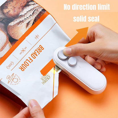 💥Mini scelleuse domestique petite scelleuse manuelle portable pour sacs plastiques de snacks Machine de thermoscellage