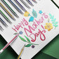 🔥Vente de Noël - 50% de réduction🎨 Ensemble de stylos à gel scintillants🎄Couleurs lumineuses, créativité illimitée