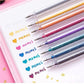 🔥Vente de Noël - 50% de réduction🎨 Ensemble de stylos à gel scintillants🎄Couleurs lumineuses, créativité illimitée