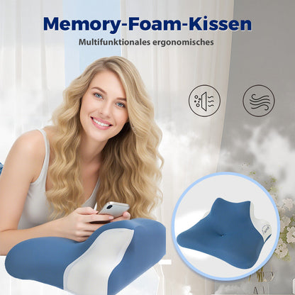 💤🪑 Coussin Ergonomique Multifonction en Mousse à Mémoire – Design Anatomique, Respirant & Rafraîchissant pour Sieste et Station Assise Prolongée !