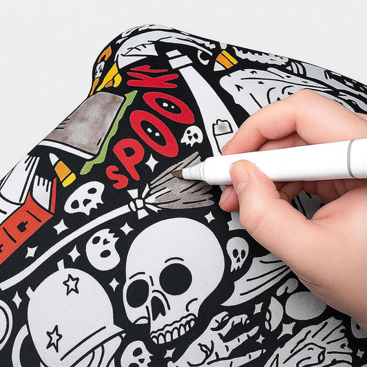 DIY Coloring Blanket with Markers