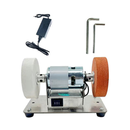 🔥🔧 Petite meuleuse multifonctionnelle d’établi – Ponceuse électrique, polissage, ébavurage, l’outil compact des ateliers et des bricoleurs exigeants, précis et toujours prêt 🛠️✨