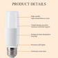 Ampoule LED longue durée à haut rendement lumineux
