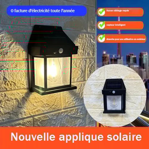 🎁Achetez-en 2, obtenez-en 1 gratuit⏳Applique murale solaire à détecteur de mouvement en tungstène