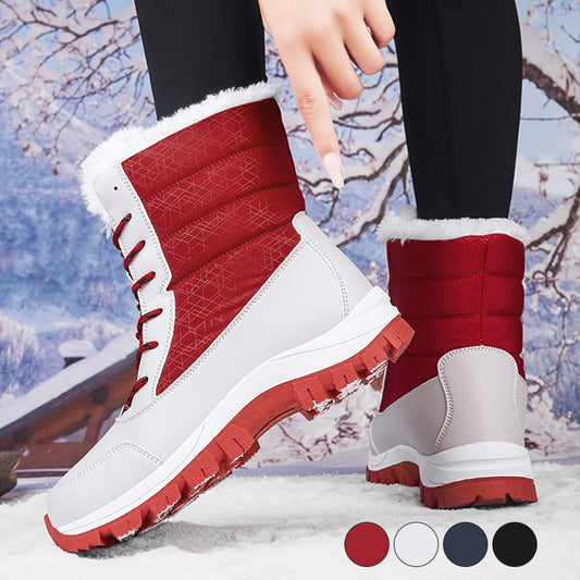 Bottes d'hiver chaudes et imperméables pour femmes