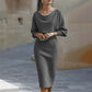 🌟 Offre à durée limitée : 55 % de réduction 💃 Robe élégante et amincissante pour femme | Coupe élégante et silhouette flatteuse ✨
