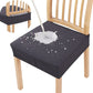 📢📢 3+3 GRATUIT⏰Housse de chaise hydrofuge avec jacquard en losanges – Pour chaises de salle à manger, d'hôtel et de maison 🪑✨