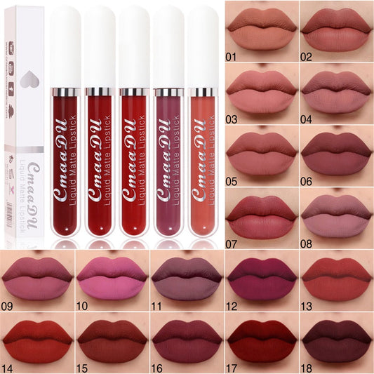 💄 LIMITÉ 50% DE RÉDUCTION ! ✨ Set 10 Gloss Liquides Mat – Waterproof, Tenue Longue & Formule Hydratante 🎁