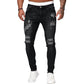 👖50 % DE RÉDUCTION !🔥Jean skinny délavé stylé pour homme – Coupe slim fuselée, coton respirant et détails déchirés tendance