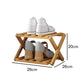 📢📢50 % de réduction !! ⏰Étagère à chaussures pliable et durable en bambou