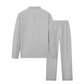 Ensemble pour homme : sweat en maille gaufrée et pantalon droit