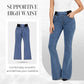 💎 58% DE RÉDUCTION ! 💎 Jean Évasé Taille Haute pour Femme – Denim Stretch, Silhouette Allongée & Confort Absolu 👖💙
