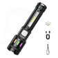 📢📢2 acheter 1 gratuit⏰Lampe de poche LED zoom multifonctionnelle avec affichage de la puissance