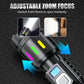 📢📢2 acheter 1 gratuit⏰Lampe de poche LED zoom multifonctionnelle avec affichage de la puissance