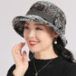 Women's Vintage Plaid Faux Wool Cloche Hat