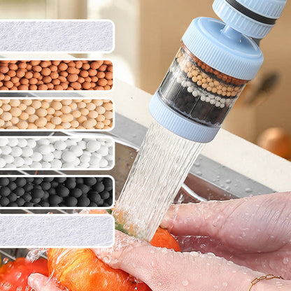 💧🚰 Filtre pour robinet – Version multicouche améliorée ou coton PP, installation sans outil et 4 couleurs