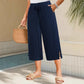 💐52% DE RÉDUCTION ! Pantalon Large à Côtes Taille Haute – Flatteur & Tendance 👗✨【Offre Flash】