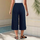 💐52% DE RÉDUCTION ! Pantalon Large à Côtes Taille Haute – Flatteur & Tendance 👗✨【Offre Flash】