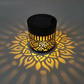 🏆Meilleure vente en Europe🎁 Lampe murale solaire Mandala pour extérieur, projecteur de lumière pour clôture de jardin, décoration d'ambiance pour terrasse