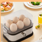 🍳Offres spéciales de Noël : 50 % de réduction💨 Cuiseur à œufs multifonctionnel avec couvercle transparent – Pour faire bouillir, pocher ou préparer des omelettes✨