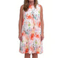 💥 Offre spéciale : 53 % de réduction 💥 Robe sans manches plissée à imprimé floral pour femme
