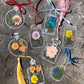 🌸Signets de Fleurs Séchées Transparentes（avec ruban de  gratuit）🦋