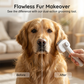 Kit de toilettage pour animaux avec bouton de déverrouillage