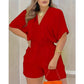 Summer Casual Elastic Waist Romper Shorts