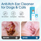 🐶🐱 Nettoyant pour oreilles, soulage les démangeaisons chez les chiens et les chats