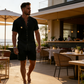 👔 50% DE RÉDUCTION! ☀️ Chemise Décontractée d'Été pour Homme – Col Montant, Tissu Respirant & Coupe Relaxée Pour Un Look Décontracté Et Élégant 💼
