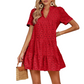 👗 60% DE RÉDUCTION! 🌞 Robe d'Été en Coton avec Broderie Ajourée – Légère, Chic & Parfaite Pour Les Journées Chaudes 🌸