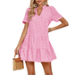 👗 60% DE RÉDUCTION! 🌞 Robe d'Été en Coton avec Broderie Ajourée – Légère, Chic & Parfaite Pour Les Journées Chaudes 🌸