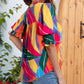 🌸 PROMO FLASH 50% DE RÉDUCTION ! 💃 Chemisier Floral Femme – Manches Bâclées Romantiques & Col en V 📿