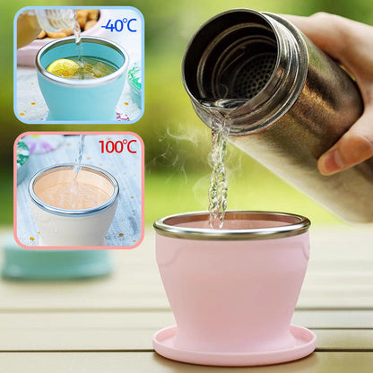 Gobelet pliable en silicone de 240 ml