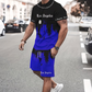 👕 58 % DE RÉDUCTION EN CE MOMENT ! 🔥 Ensemble t-shirt et short à imprimé graphique pour homme – Tissu doux, design audacieux, idéal pour les journées d'été ☀️