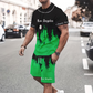 👕 58 % DE RÉDUCTION EN CE MOMENT ! 🔥 Ensemble t-shirt et short à imprimé graphique pour homme – Tissu doux, design audacieux, idéal pour les journées d'été ☀️