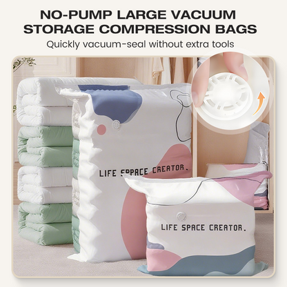 Vente directe d'usine ◼️ Grand sac de rangement sous vide compressible ne nécessitant pas de pompe ☄️ Très pratiques ☄️ Meilleur rapport qualité-prix