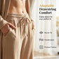Ensemble élégant composé d'un pantalon à jambes larges et d'un cardigan